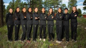 Women Finish 3rd, Burns 1st in School Record Time