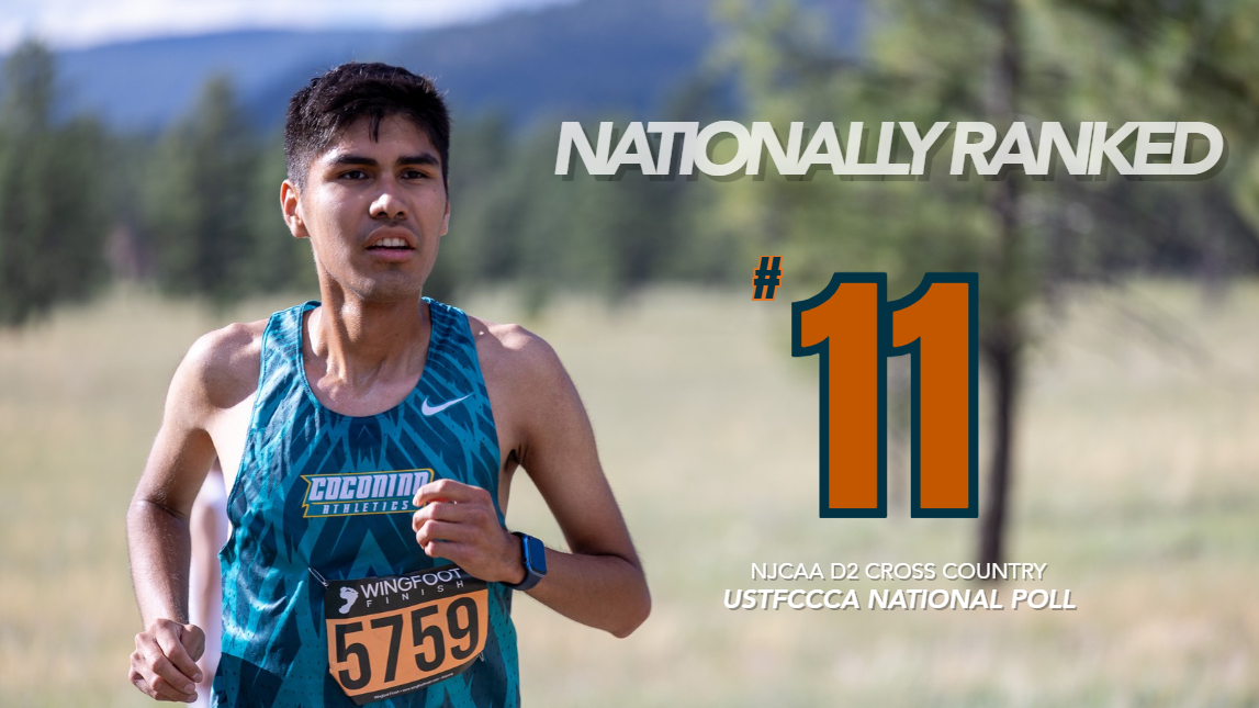 Nationally Ranked #11. NJCAA D2 Cross Country. USTFCCCA National Poll